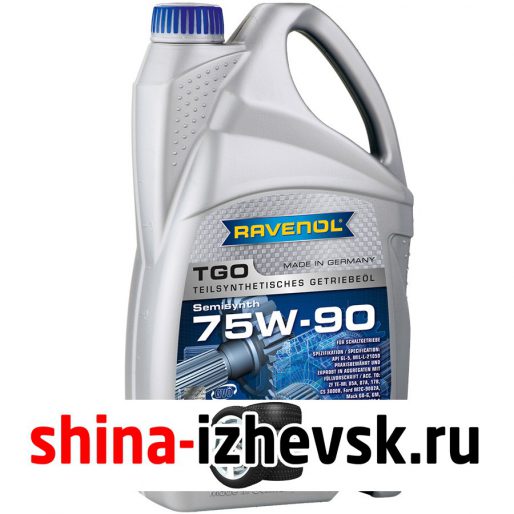 Трансмиссионное масло для автомобиля Ravenol TGO 75W90 4л в Ижевске